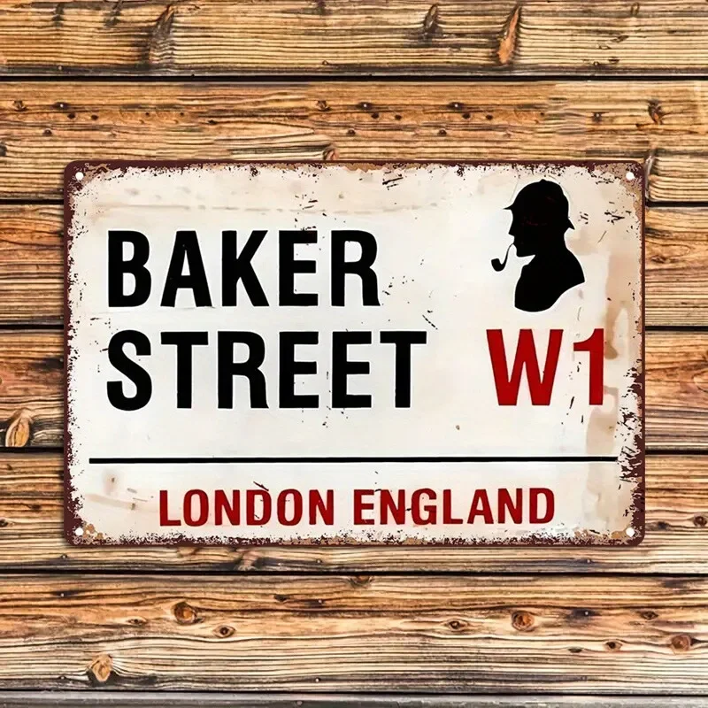 Home Office England - Panneau en métal Baker Street W1