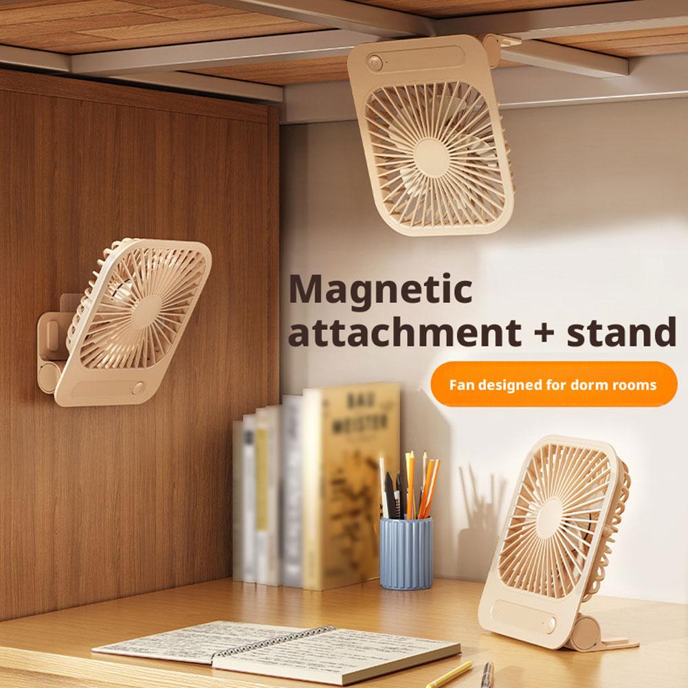 Usb Desk Fan - Ventilateur de refroidissement magnétique ultra-fin, ventilateur