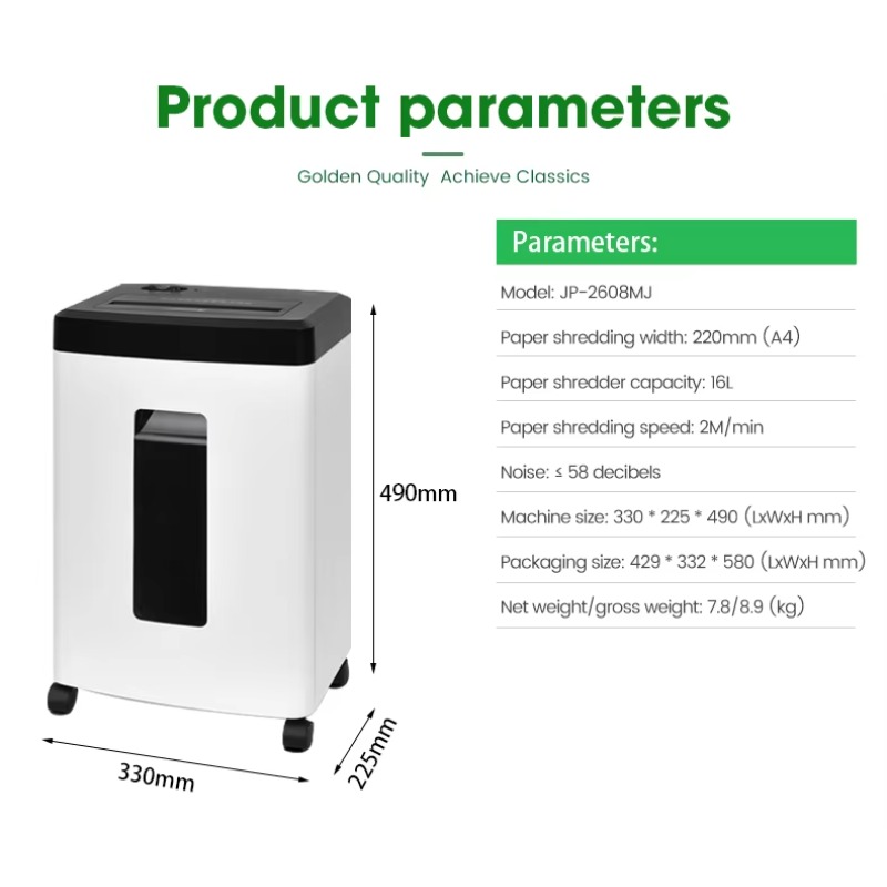Paper Shredder Micro - Petite Machine de déchiquetage de papier