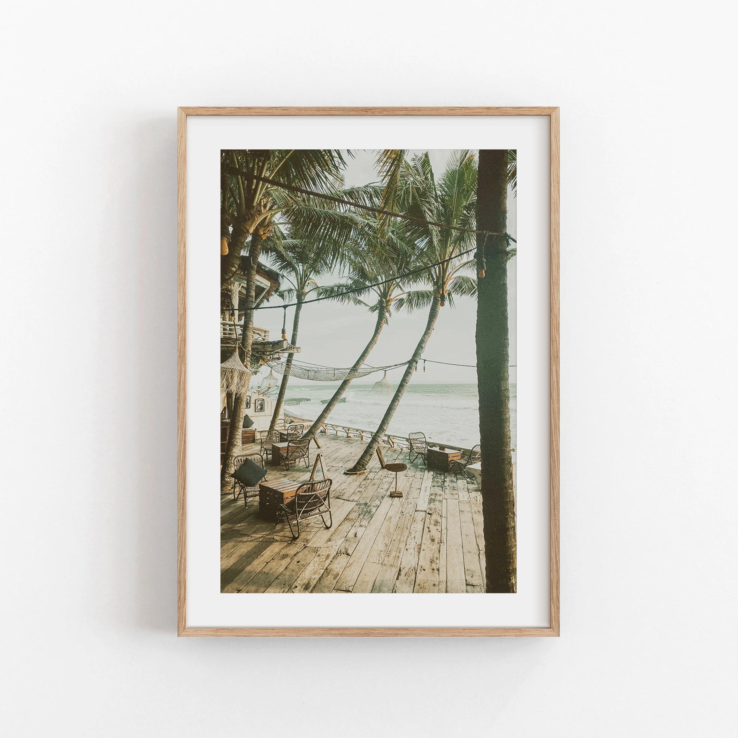 Home Office Bali - Impression sur toile Paysage Asiatique Serein