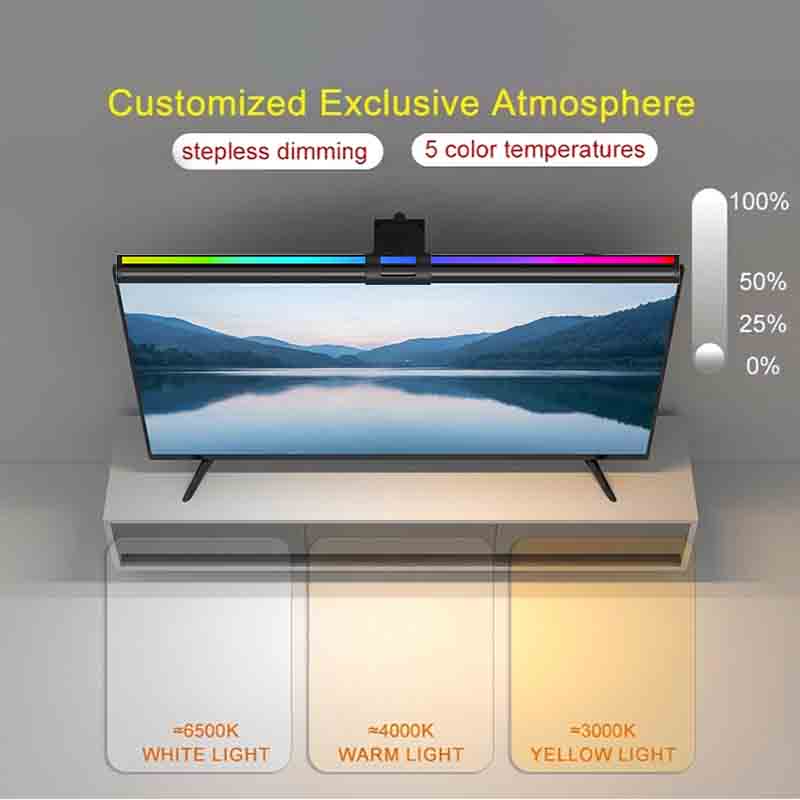 Barre lumineuse LED RGB 60/80  - Home Office Work avis et prix