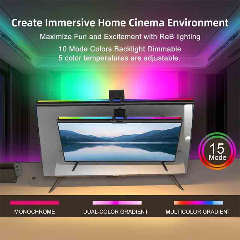 Barre lumineuse LED RGB 60/80  - Home Office Work avis et prix