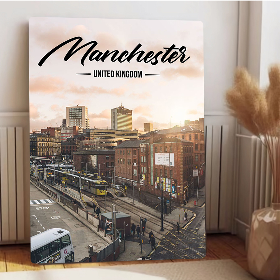Art mural en métal Manchester  - Home Office Of Uk avis et prix