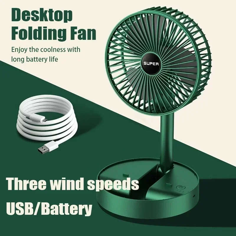 Ventilateur de bureau recharge - Usb Desk Fan avis et prix