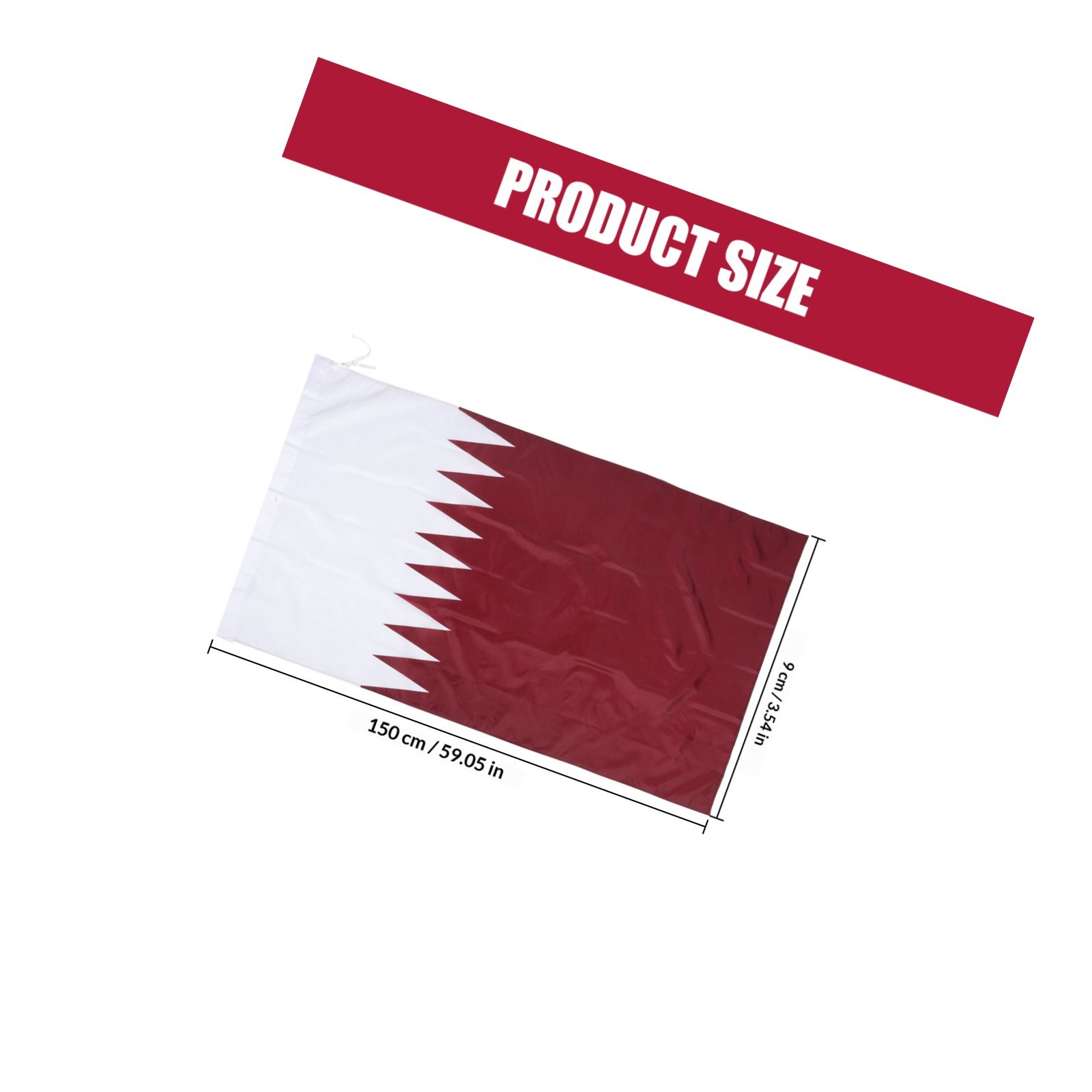 Drapeau national du Qatar en p - Home Office Qatar avis et prix