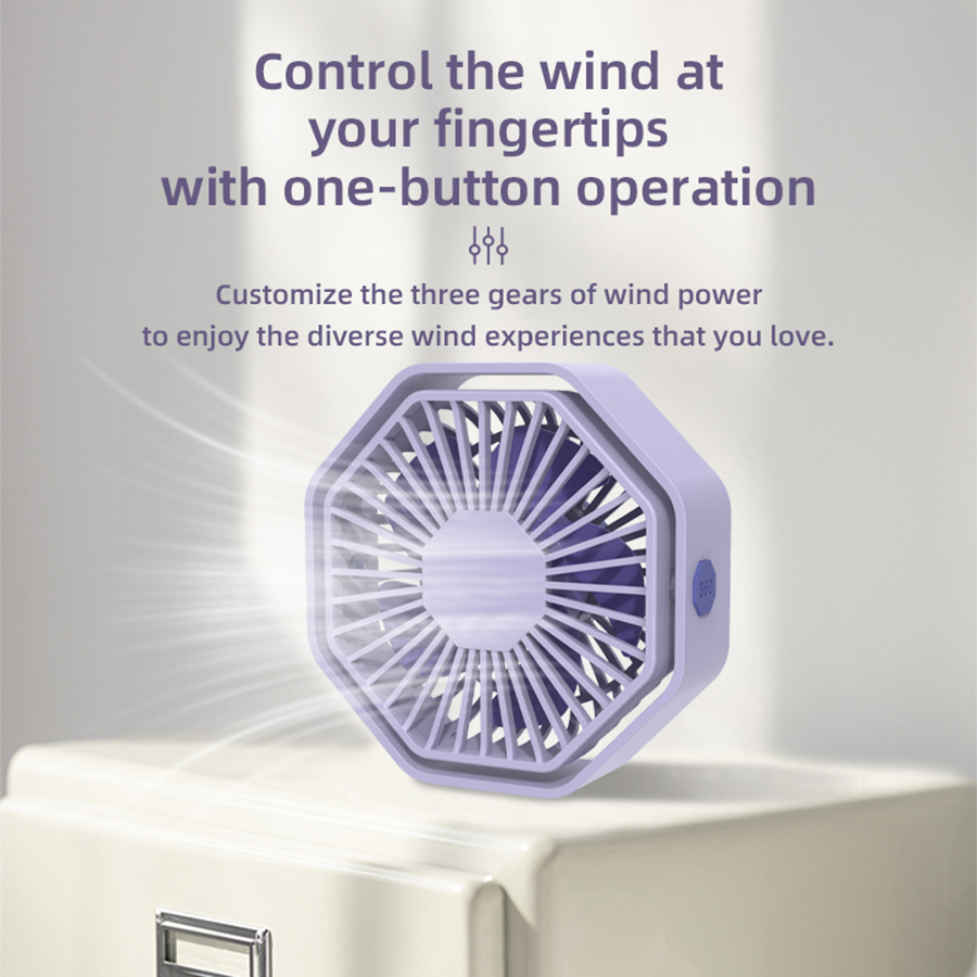 Ventilateur de bureau USB hexa - Usb Desk Fan avis et prix