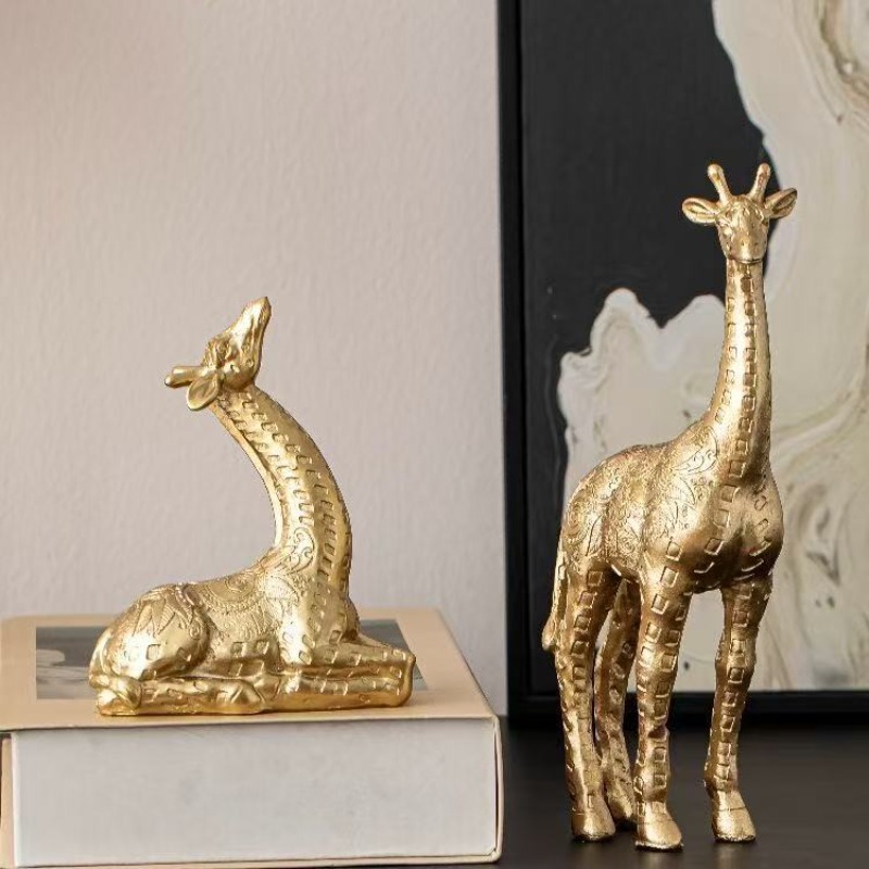 Lot de 2 décorations girafe, s - Home Office With Bookshelves avis et prix