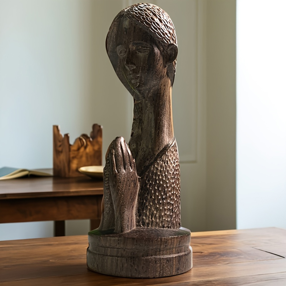1 pièce Statue de fille en pri - Home Office With Bookshelves avis et prix