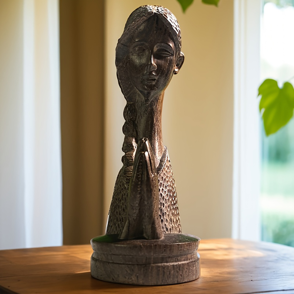 1 pièce Statue de fille en pri - Home Office With Bookshelves avis et prix