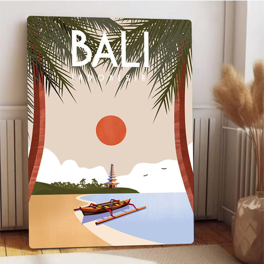 Bali indonésie paysage métal m - Home Office Bali avis et prix