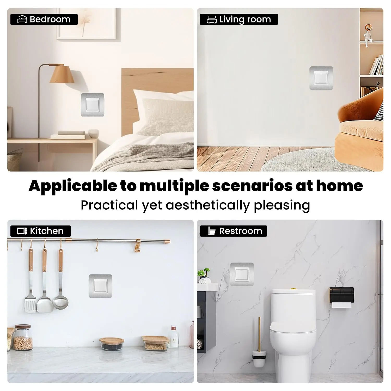 4 pièces interrupteur de lumiè - Home Office Of Uk avis et prix