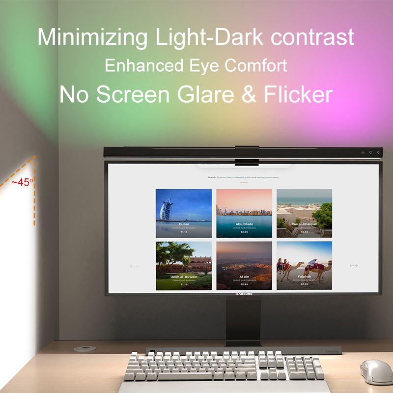 Barre lumineuse RGB 60/80 cm p - Home Office Work avis et prix