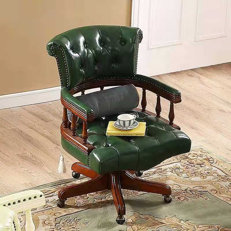 Fauteuil capitaine Chesterfiel - Home Office Of Uk avis et prix