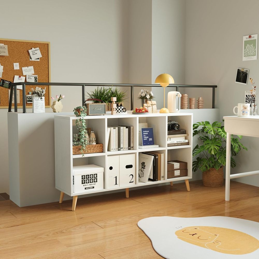 Étagère à livres en bois à 2 n - Home Office With Bookshelves avis et prix