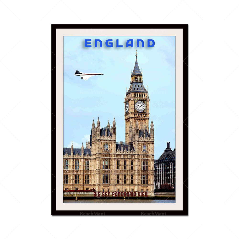 Affiche imprimée de paysage d' - Home Office England avis et prix