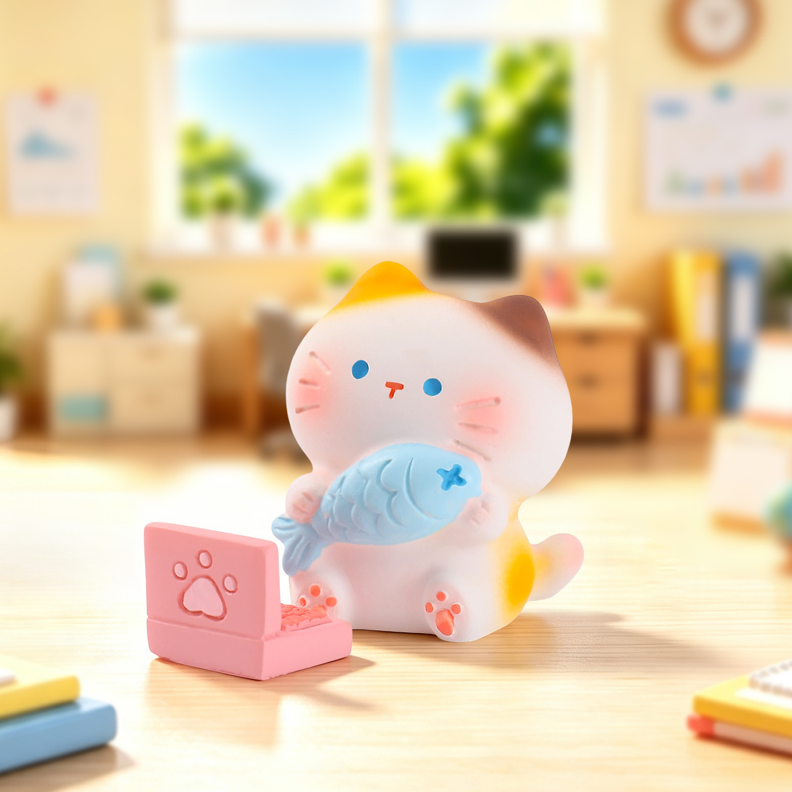 Figurine de chaton travaillant - Home Office Work avis et prix