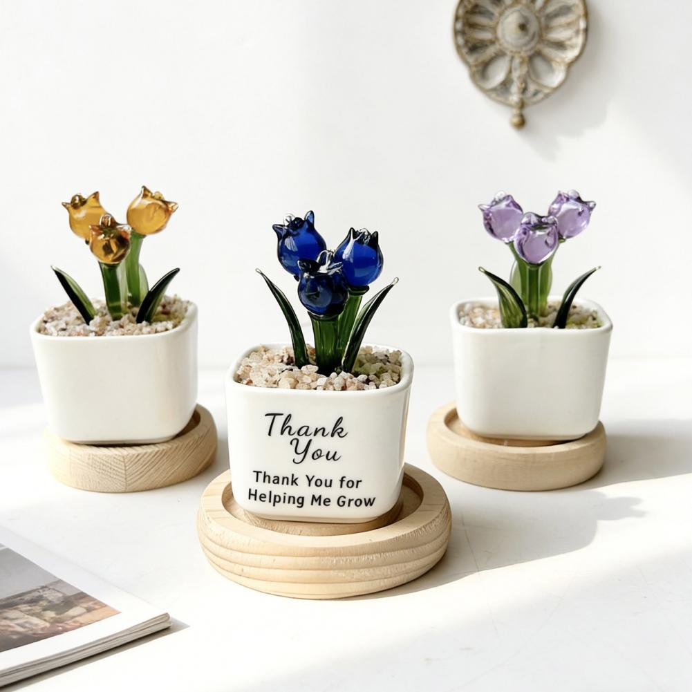Miniature Décorative en Verre  - Home Office With Bookshelves avis et prix
