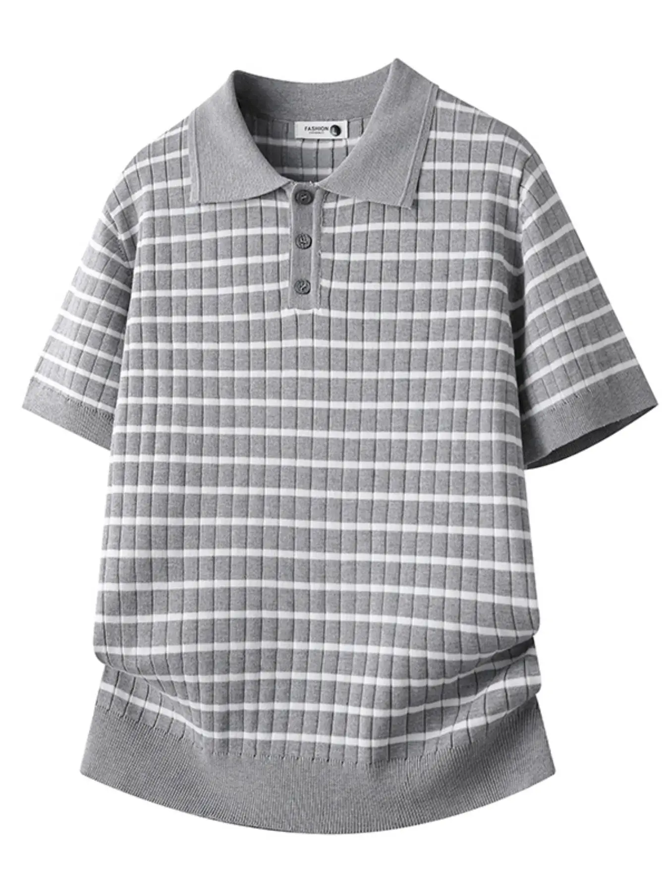 Polo en tricot rayé simple pou - Home Office England avis et prix