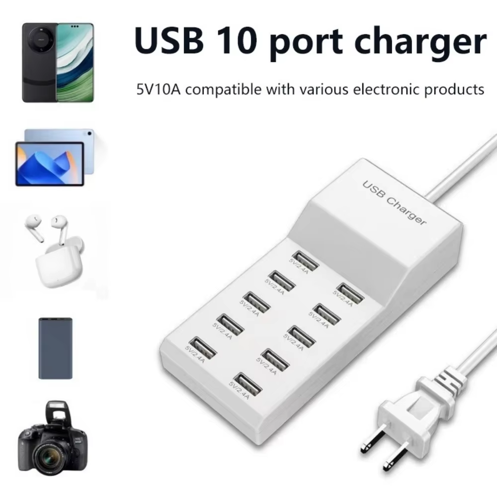 Chargeur rapide Hub USB 10 Por - Home Office Of Uk avis et prix