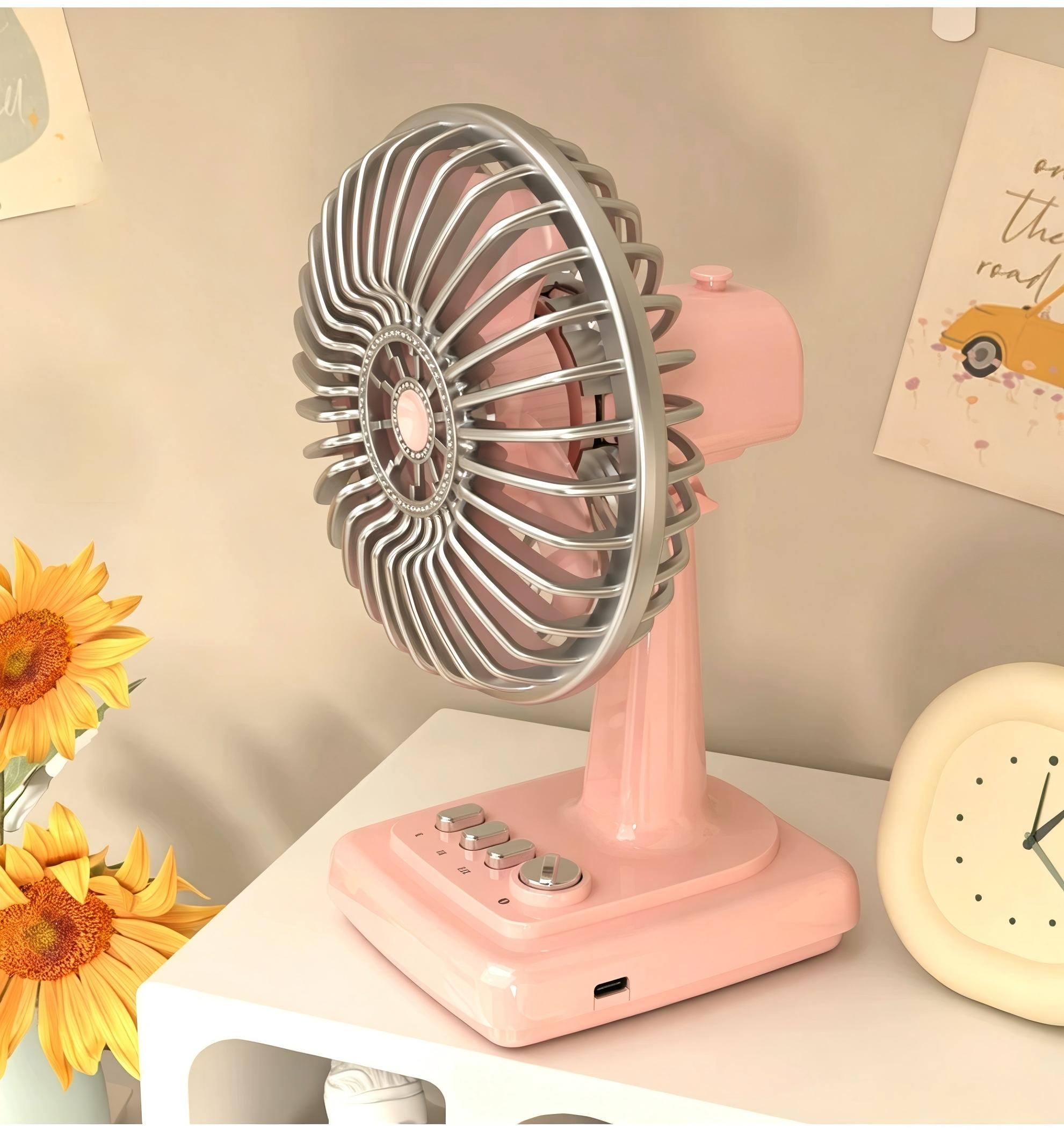 Ventilateur de bureau rétro en - Usb Desk Fan avis et prix