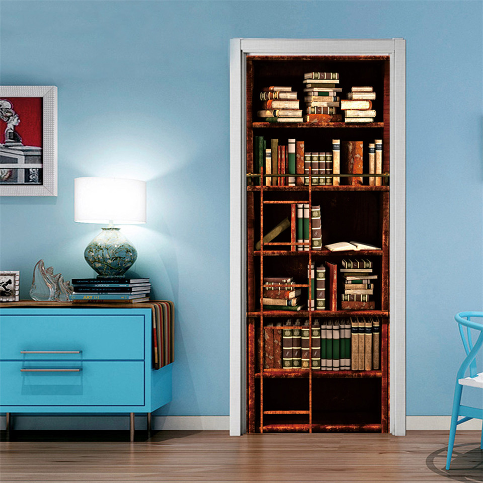 Papier Peint 3D en PVC pour Po - Home Office Bookshelves avis et prix