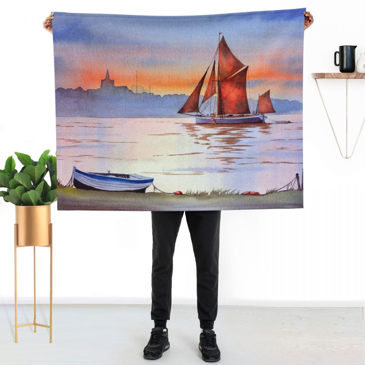 Couverture chaude et confortab - Home Office England avis et prix