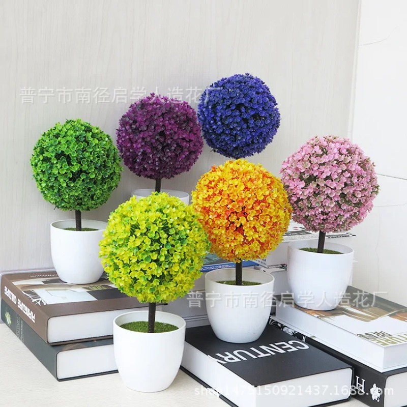 Petit arbre artificiel en pot, - Home Office Hidden Desk avis et prix
