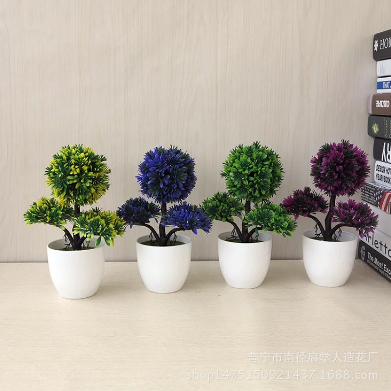 Petit arbre artificiel en pot, - Home Office Hidden Desk avis et prix