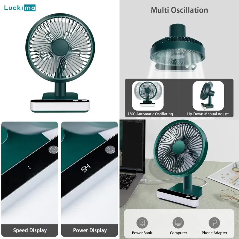 Ventilateur de bureau oscillan - Usb Desk Fan avis et prix
